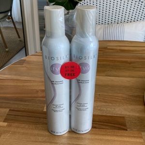 New in wrapper BIOSILK silk pair mousse medium hold